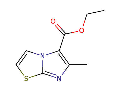 Molecular Structure of 57626-37-6 (Ethyl 3-methyl-imidazo[2,1-b]thiazole 4-carboxylate)