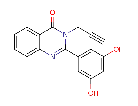 2-(3,5-dihydroxyphenyl)-3-(prop-2-yn-1-yl)quinazolin-4(3H)-one