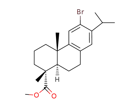 (1R,4aS,10aR)-methyl 6-bromo-1,2,3,4,4a,9,10,10aoctahydro-7-isopropyl-1,4a-dimethylphenanthrene-1-carboxylate