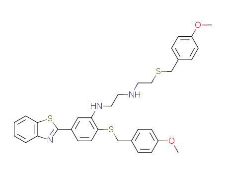 C<sub>33</sub>H<sub>35</sub>N<sub>3</sub>O<sub>2</sub>S<sub>3</sub>