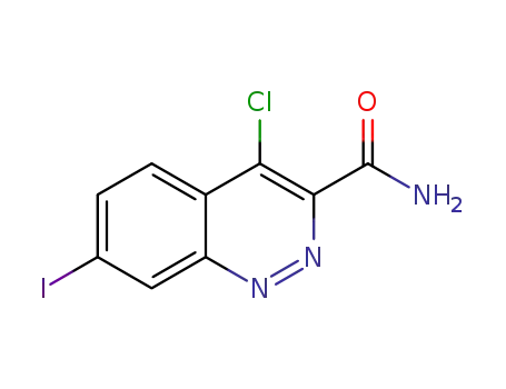 4-chloro-7-iodocinnoline-3-carboxamide