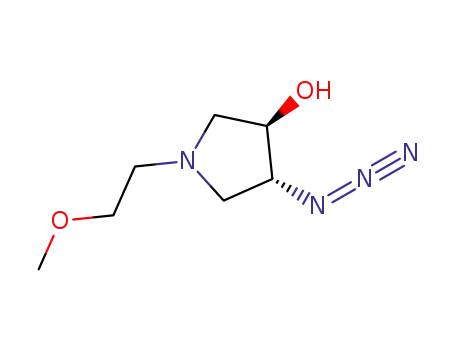 (3R,4R)-4-azido-1-(2-methoxyethyl)pyrrolidin-3-ol hydrochloride