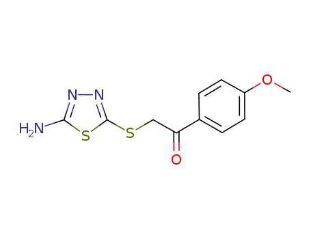 Molecular Structure of 627061-10-3 (C<sub>11</sub>H<sub>11</sub>N<sub>3</sub>O<sub>2</sub>S<sub>2</sub>)