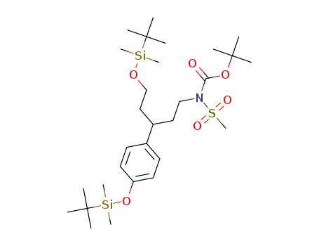 C<sub>29</sub>H<sub>55</sub>NO<sub>6</sub>SSi<sub>2</sub>