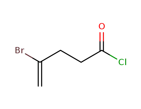Molecular Structure of 189124-93-4 (4-Pentenoyl chloride, 4-bromo-)