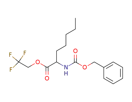 2-Benzyloxycarbonylamino-heptanoic acid 2,2,2-trifluoro-ethyl ester