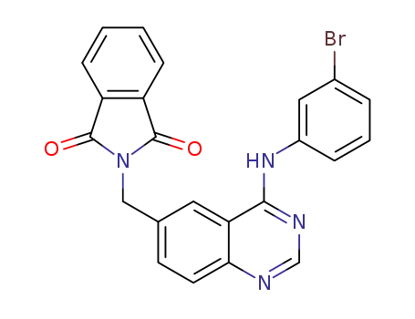 2-((4-(3-bromophenylamino)quinazolin-6-yl)methyl)-isoindoline-1,3-dione