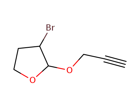 3-bromo-2-(2-propyn-1-yloxy)tetrahydrofuran