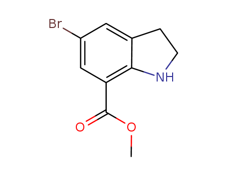 5-Bromo-indoline-7-carboxylic acid methyl ester