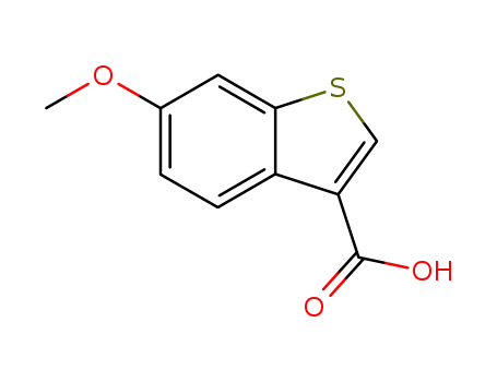 Molecular Structure of 43121-88-6 (6-Methoxybenzo[b]thiophene-3-carboxylic acid)