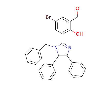 3-(1-benzyl-4,5-diphenyl-1H-imidazol-2-yl)-5-bromo-2-hydroxybenzaldehyde
