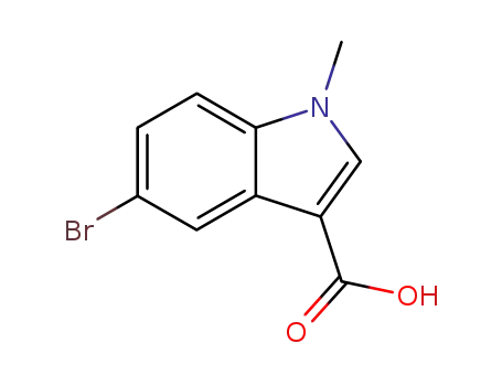 Molecular Structure of 400071-95-6 (5-bromo-1-methyl-1H-indole-3-carboxylicacid)