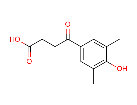 Molecular Structure of 52245-99-5 (4-(4-Hydroxy-3,5-dimethyl-phenyl)-4-oxo-butyric acid)
