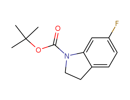 1H-Indole-1-carboxylic acid, 6-fluoro-2,3-dihydro-, 1,1-dimethylethyl ester
