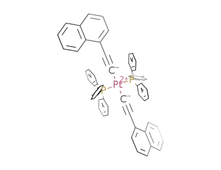 trans-[Pt(CC-naphthyl)<sub>2</sub>(PPh<sub>3</sub>)<sub>2</sub>]