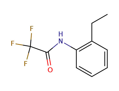 Molecular Structure of 14719-30-3 (AcetaMide, N-(2-ethylphenyl)-2,2,2-trifluoro-)