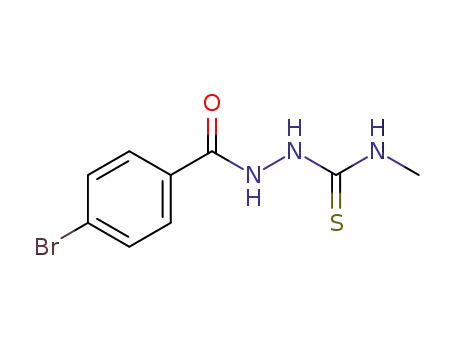 Molecular Structure of 482340-76-1 (2-(4-bromobenzoyl)-N-methylhydrazinecarbothioamide)