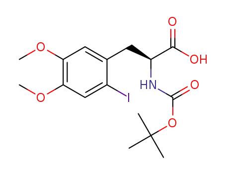 N-(tert-butoxycarbonyl)-3,4-(dimethoxy)-6-(iodo)-L-phenylalanine
