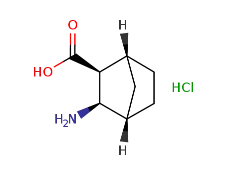 Molecular Structure of 179462-36-3 (Bicyclo[2.2.1]heptane-2-carboxylic acid, 3-aMino-, hydrochloride, (1R,2S,3R,4S)-)