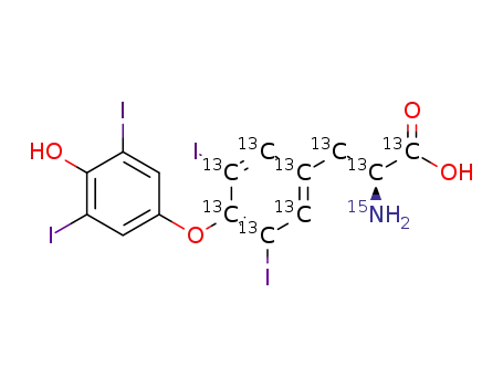 L-티록신-[L-Tyr-고리-13C6] 염산염