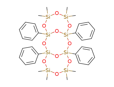 5,5,7,7,13,13,15,15-Octamethyl-1,3,9,11-tetraphenyl-2,4,6,8,10,12,14,16,17,18-decaoxa-1,3,5,7,9,11,13,15-octasila-tricyclo[9.5.1.1<sup>3,9</sup>]octadecane