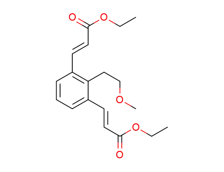 Molecular Structure of 1450816-66-6 ((2E,2'E)-diethyl 3,3'-(2-(2-methoxyethyl)-1,3-phenylene)diacrylate)