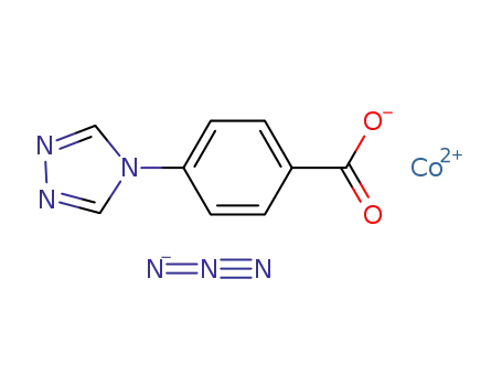 Molecular Structure of 1437782-71-2 ([Co(4-(4′-carboxyphenyl)-1,2,4-triazole-H)N3]n)