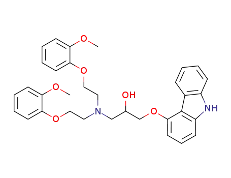 1-{bis-{2-(2-methoxyphenoxy)ethyl}amino}-3-(9H-carbazol-4-yloxy)propan-2-ol