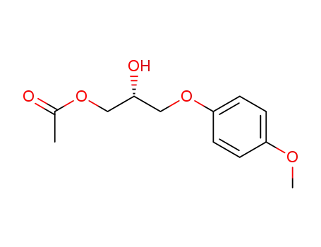 Molecular Structure of 147220-28-8 ((R)-Acetoxy-3-(4-methoxyphenyl)-2-propanol)
