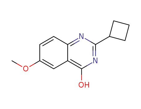 Molecular Structure of 1448676-68-3 (2-cyclobutyl-6-methoxyquinazolin-4-ol)
