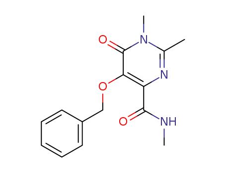 N-methyl-2,3-dimethyl-5-benzyloxy-6-carboxyamido-4-pyrimidinone