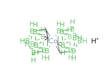 Molecular Structure of 60824-44-4 (hydrogen dicarbollylcobaltate)