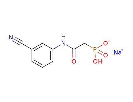 C<sub>9</sub>H<sub>8</sub>N<sub>2</sub>O<sub>4</sub>P<sup>(1-)</sup>*Na<sup>(1+)</sup>