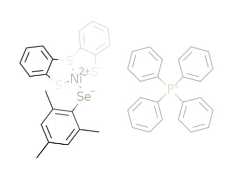 C<sub>21</sub>H<sub>19</sub>NiS<sub>3</sub>Se<sup>(1-)</sup>*C<sub>24</sub>H<sub>20</sub>P<sup>(1+)</sup>