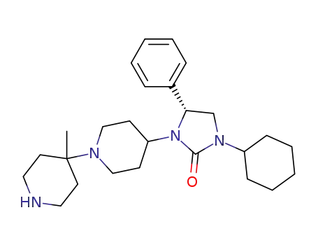 (4R)-1-cyclohexyl-3-[1-(4-methylpiperidin-4-yl)piperidin-4-yl]-4-phenylimidazolidin-2-one