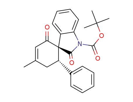 (1S,2R)-tert-butyl 5-methyl-2',3-dioxo-1-phenylspiro[cyclohex[4]ene-2,3'-indoline]-1'-carboxylate
