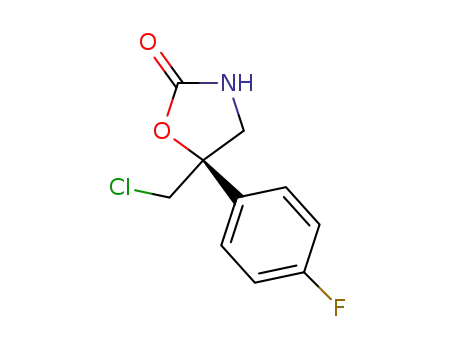 5-(chloromethyl)-5-(4-fluorophenyl)oxazolidin-2-one