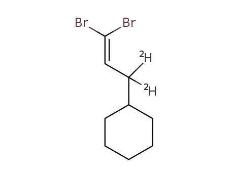 1,1-dibromo-3-cyclohexyl-3,3-dideuteropropene
