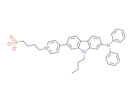 4-{4-[9-butyl-7-(diphenylamino)-9H-carbazol-2-yl]pyridin-1-ium-1-yl} butane-1-sulfonate