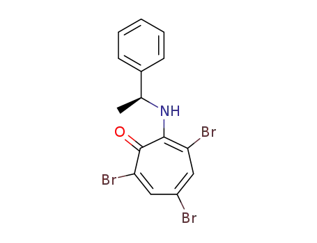 (S)-3,5,7-tribromo-2-((1-phenylethyl)amino)cyclohepta-2,4,6-trienone