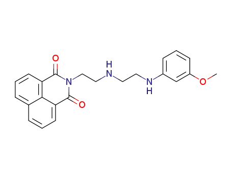 2-(2-((2-((3-methoxyphenyl)amino)ethyl)amino)ethyl)-1H-benzo[de]isoquinoline-1,3(2H)-dione