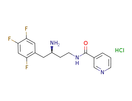 (R)-N-(3-amino-4-(2,4,5-trifluorophenyl)butyl)nicotinamide hydrochloride