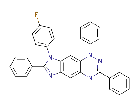 8-(4-fluorophenyl)-1,3,7-triphenyl-4,8-dihydro-1H-imidazo[4,5-g][1,2,4]benzotriazin-4-yl