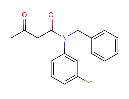 N-benzyl-N-(3-fluorophenyl)-3-oxobutanamide