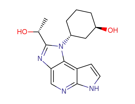 (1R,3R)-3-(2-((R)-1-hydroxyethyl)imidazo[4,5-d]pyrrolo[2,3-b]pyridin-1(6H)-yl)cyclohexanol