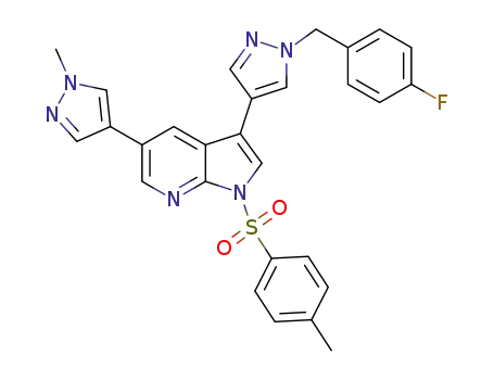 C<sub>28</sub>H<sub>23</sub>FN<sub>6</sub>O<sub>2</sub>S