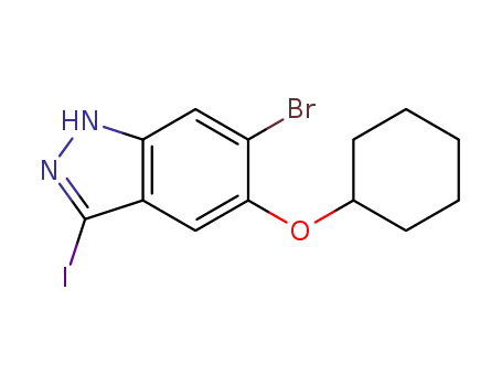 C<sub>13</sub>H<sub>14</sub>BrIN<sub>2</sub>O