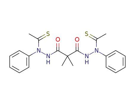 Propanedioic acid, dimethyl-, bis[2-phenyl-2-(1-thioxoethyl)hydrazide]