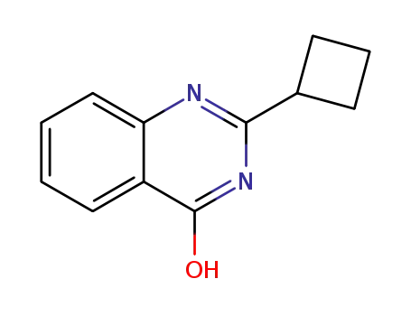 Molecular Structure of 496867-71-1 (4-hydroxy-3-cyclobutylquinazoline)