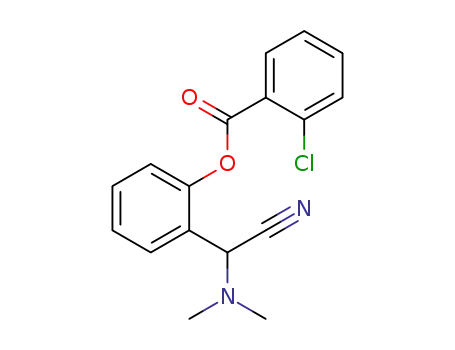 2-(cyano(dimethylamino)methyl)phenyl 2-chlorobenzoate